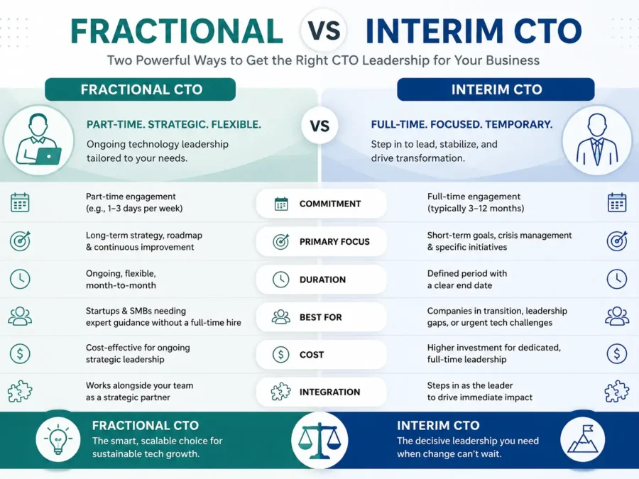 Fractional vs Interim CTO